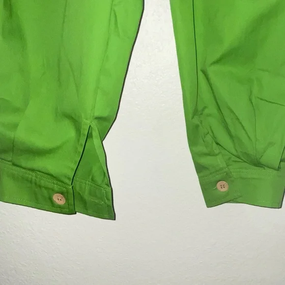 Free People Lucia Green High waisted Harem boho trousers NWT - Picture 5 of 7